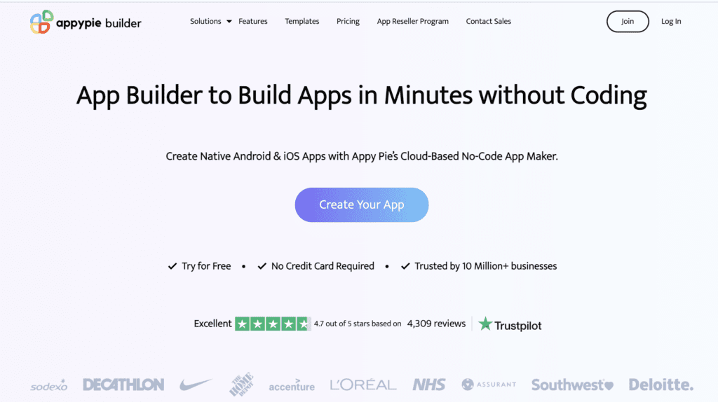 Appy Pie Website